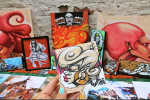 women in hip hop... Grace Bio from Florida came to New York to bless the city with her art.  Such a talented artist... 